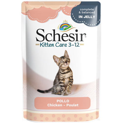 OUTLET SCHESIR Kesica za macice KITTEN (3-12m.) s piletinom, u zeleu 85g