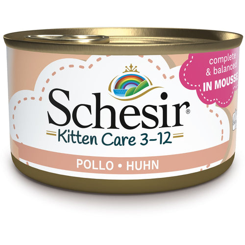 OUTLET SCHESIR Mousse za macice KITTEN (3-12m.) s piletinom, 85g