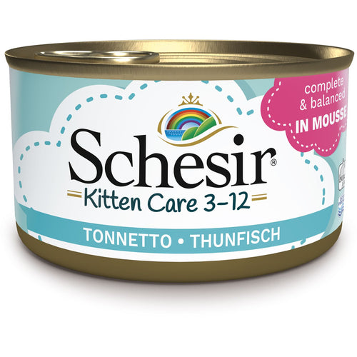 OUTLET SCHESIR Mousse za macice KITTEN (3-12m.) s tunjevinom, 85g