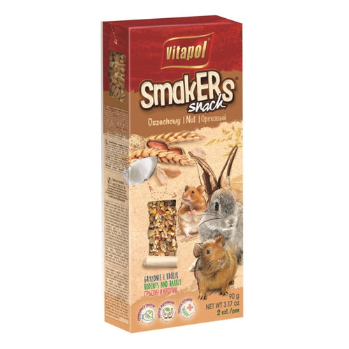 OUTLET VITAPOL Smakers Stapici za glodare Jezgrasto voce 2kom, 90g