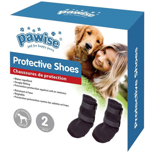 PAWISE Cipelice za pse, zastitne, Crne, 2kom