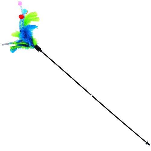 PAWISE Igracka za macke Mahalica s perjem 50 cm, raznih boja
