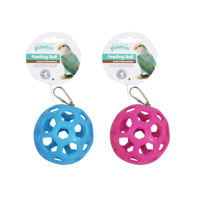 PAWISE Igracka za ptice Feeding Ball, 11x10cm, raznih boja