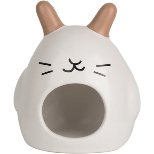 PAWISE Kucica za glodare Stone Bunny, braon, 11x10x12cm