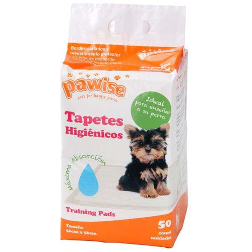 PAWISE Upijajuce prostirke za stence Pee Pads 56x56cm