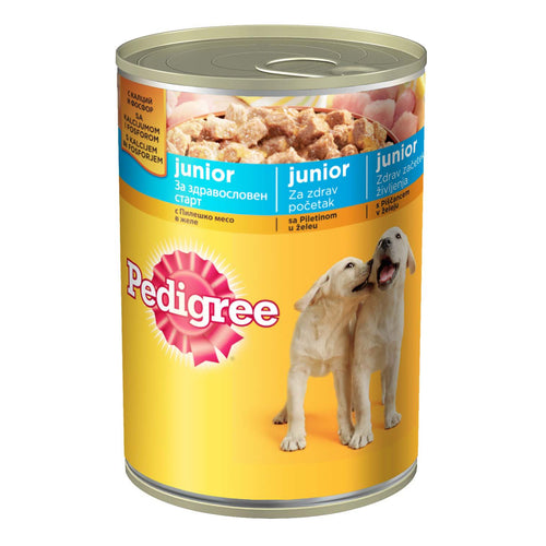 PEDIGREE Konzerva za stenad JUNIOR Piletina u zeleu 400g