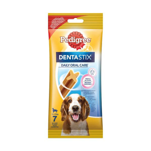 PEDIGREE Poslastica za pse DentaStix Daily Medium 7kom, (10-25 kg), 180g