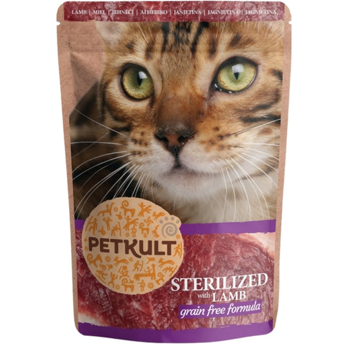 PETKULT kesica s mesnim komadicima, Sterilized jagnjetina, bez zitarica, 100g