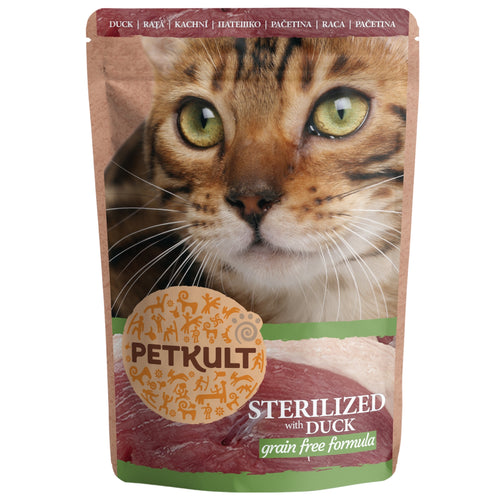PETKULT kesica s mesnim komadicima, Sterilized pacetina, bez zitarica, 100g