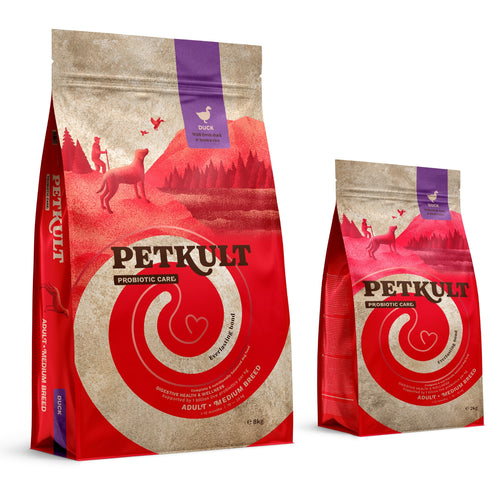PETKULT Probiotics, pacetina s pirincem, Adult Medium
