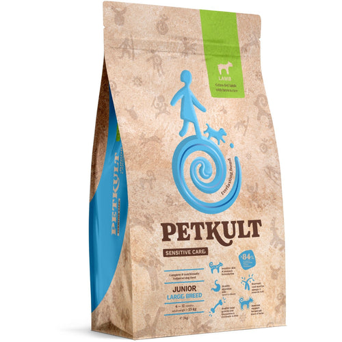 PETKULT Sensitive, jagnjetina s pirincem, JUNIOR Large