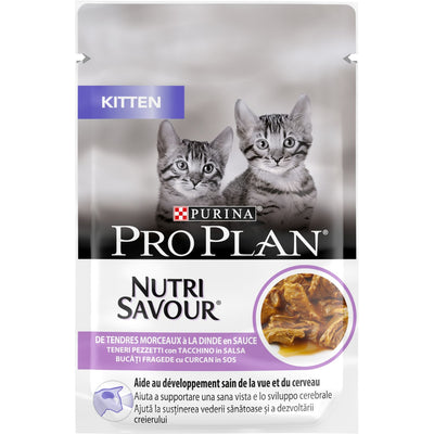 PRO PLAN Nutri Savour Cat Delicate JUNIOR, s curetinom, 85g