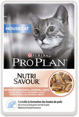 PRO PLAN Nutri Savour Cat HouseCat, s lososom, 85g