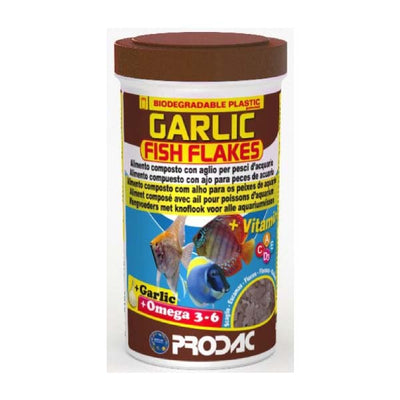 PRODAC Garlic fish hrana za tropske ribice s belim lukom, u listicima