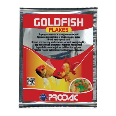 PRODAC Goldfish Flakes, hrana za zlatne ribice u listicima, kesica 12g