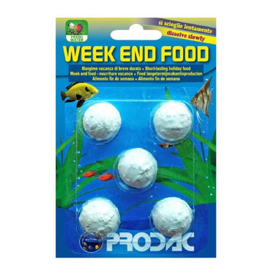 PRODAC Weekend, hrana za ribice u tabletama za 4-5 dana, 5kom
