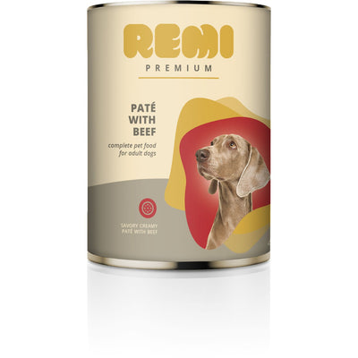 REMI Premium, Pasteta s govedinom, za pse, 400g
