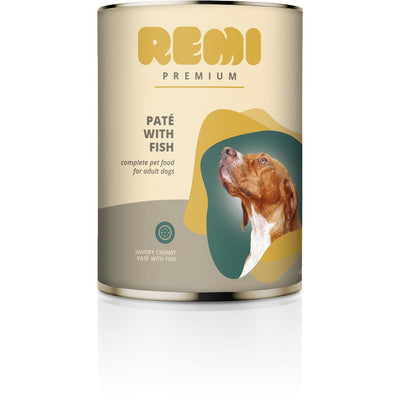 REMI Premium, Pasteta s ribom, za pse, 400g