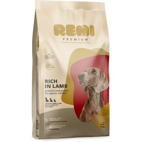 REMI Premium All breed, s jagnjetinom, 3kg