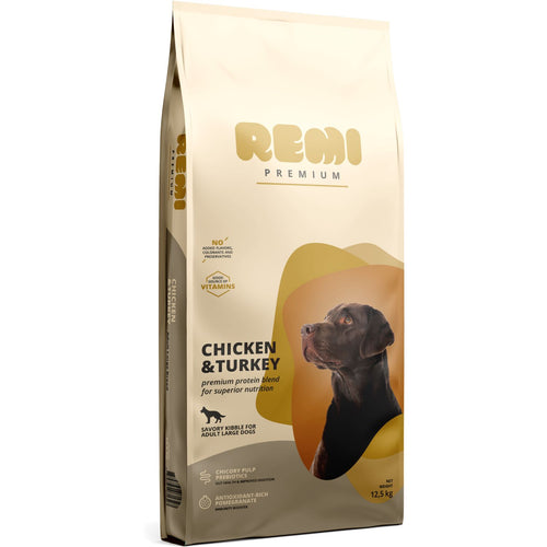 REMI Premium Large breed, s piletinom i curetinom, 12,5kg