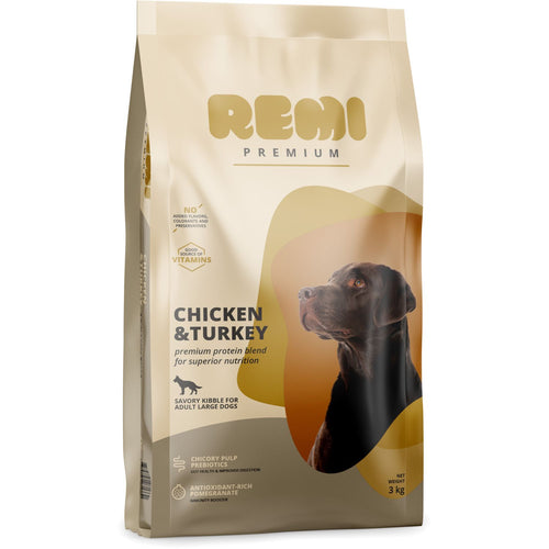 REMI Premium Large breed, s piletinom i curetinom, 3kg
