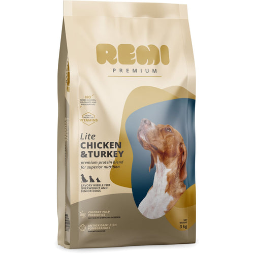 REMI Premium Lite, s piletinom i curetinom, 3kg