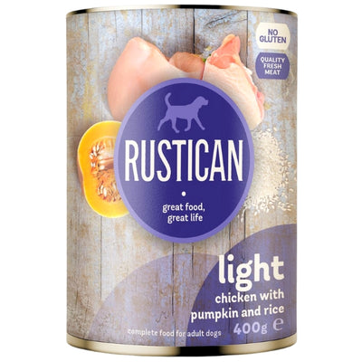 RUSTICAN Light Piletina s bundevom i batatom, monoprotein, bez glutena