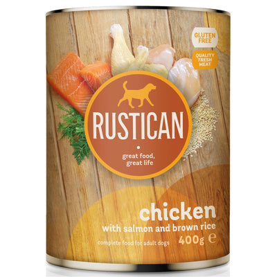 RUSTICAN Piletina s lososom i integralnim pirincem, bez glutena
