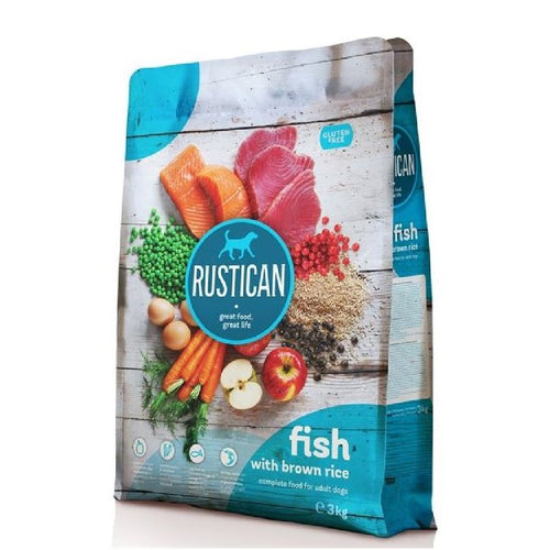 RUSTICAN Riba s integralnim pirincem, bez glutena, 12kg