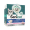 SANICAT Posip za mačke grudvajući Active White, miris lotosa, beli bentonit 10L
