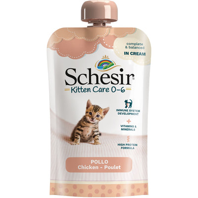 SCHESIR Cream za macice KITTEN (0-6m.) s piletinom, 150g
