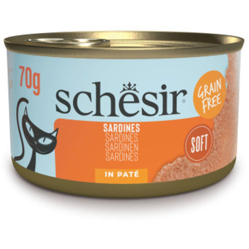 SCHESIR Grill Konzerva za macke Pate, sa sardinom, 70g