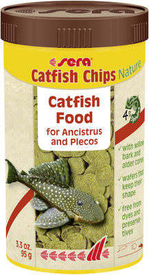 SERA Catfish Chips Nature hrana za Ancistruse i Pleco somice sa drvetom