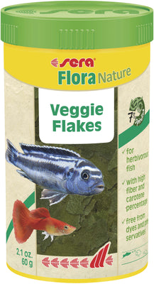 SERA Flora Nature Veggie hrana za ukrasne ribice biljojede u listicima