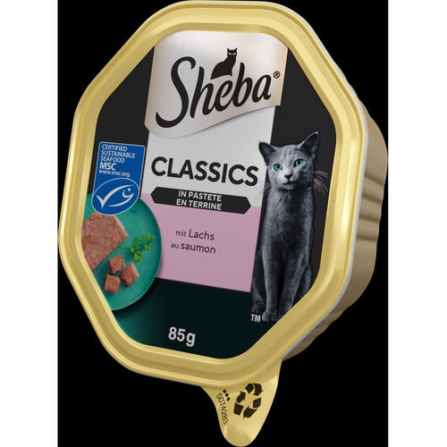 SHEBA Classics Pasteta za macke s teletinom i piletinom, 85g