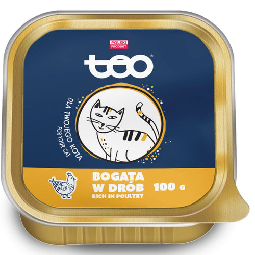 TEO Pasteta za macke s piletinom, 100g