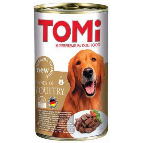 TOMI Konzerva za pse Zivina 3 vrste u sosu