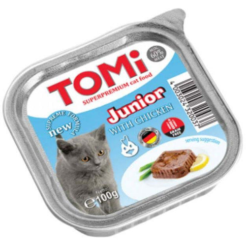 TOMI Pasteta za macice JUNIOR Piletina, bez zitarica 100g