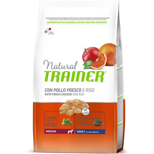 TRAINER Natural Briketi za pse Adult Piletina i Pirinac, Medium