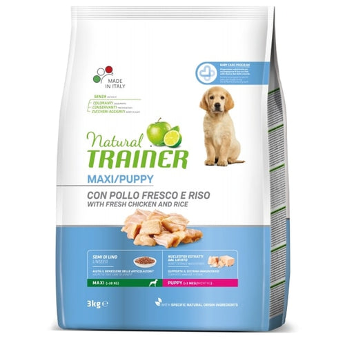 TRAINER Natural Briketi za stenad PUPPY Piletina (1-8 mes), Maxi