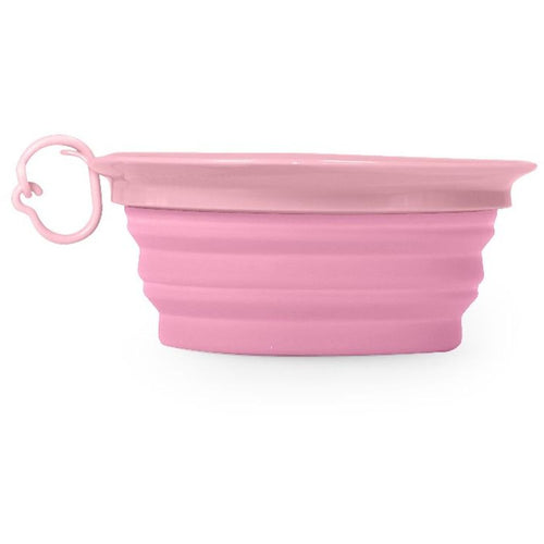 UNITED PETS Cinija za vodu silikonska Lisce, Pink, 500ml