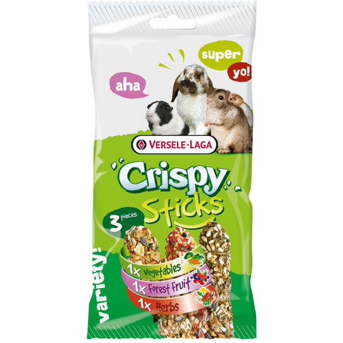 VERSELE LAGA Crispy Sticks, stapici za glodare Herbivores, 3kom, 165g