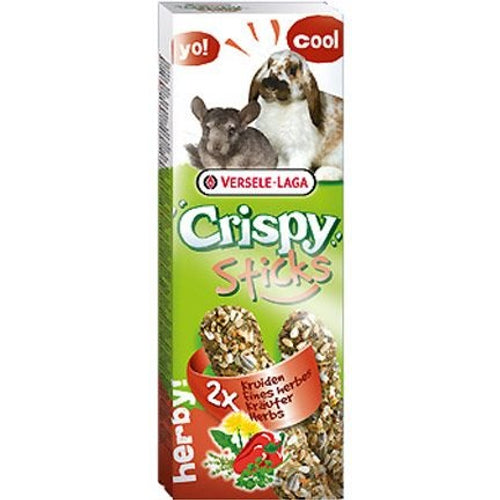 VERSELE LAGA Crispy Sticks, stapici za kunice i cincile s biljem, 2kom, 110g