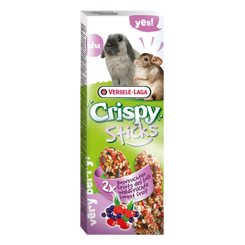 VERSELE LAGA Crispy Sticks, stapici za kunice i cincile s bobicama, 2kom, 110g