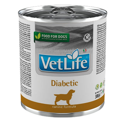 VET LIFE Canine Diabetic, za regulaciju snabdevanja glukozom, 300g