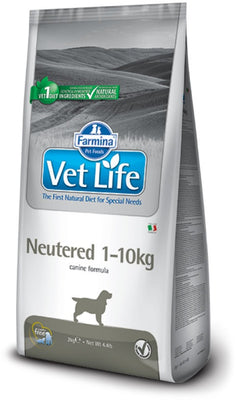 VET LIFE Canine Neutered (1-10kg), za sterilisane pse