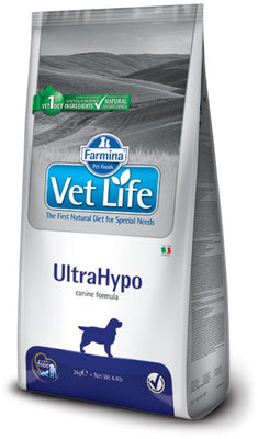 VET LIFE Canine Ultrahypo, kod alergijskih reakcija