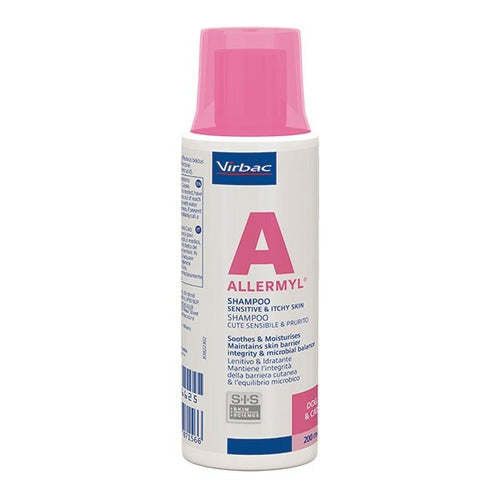 VIRBAC Sampon za pse i macke Allermyl za osetljivu kozu 200ml
