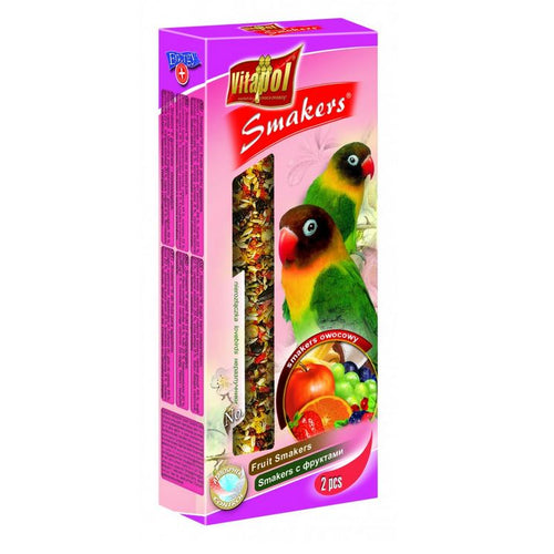 VITAPOL Smakers Stapici za ljubavne ptice Voce 2kom, 90g