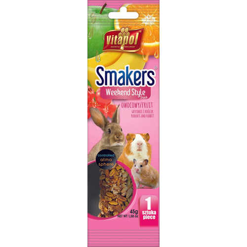 VITAPOL Smakers Weekend Stapici za glodare Voce 1kom, 45g
